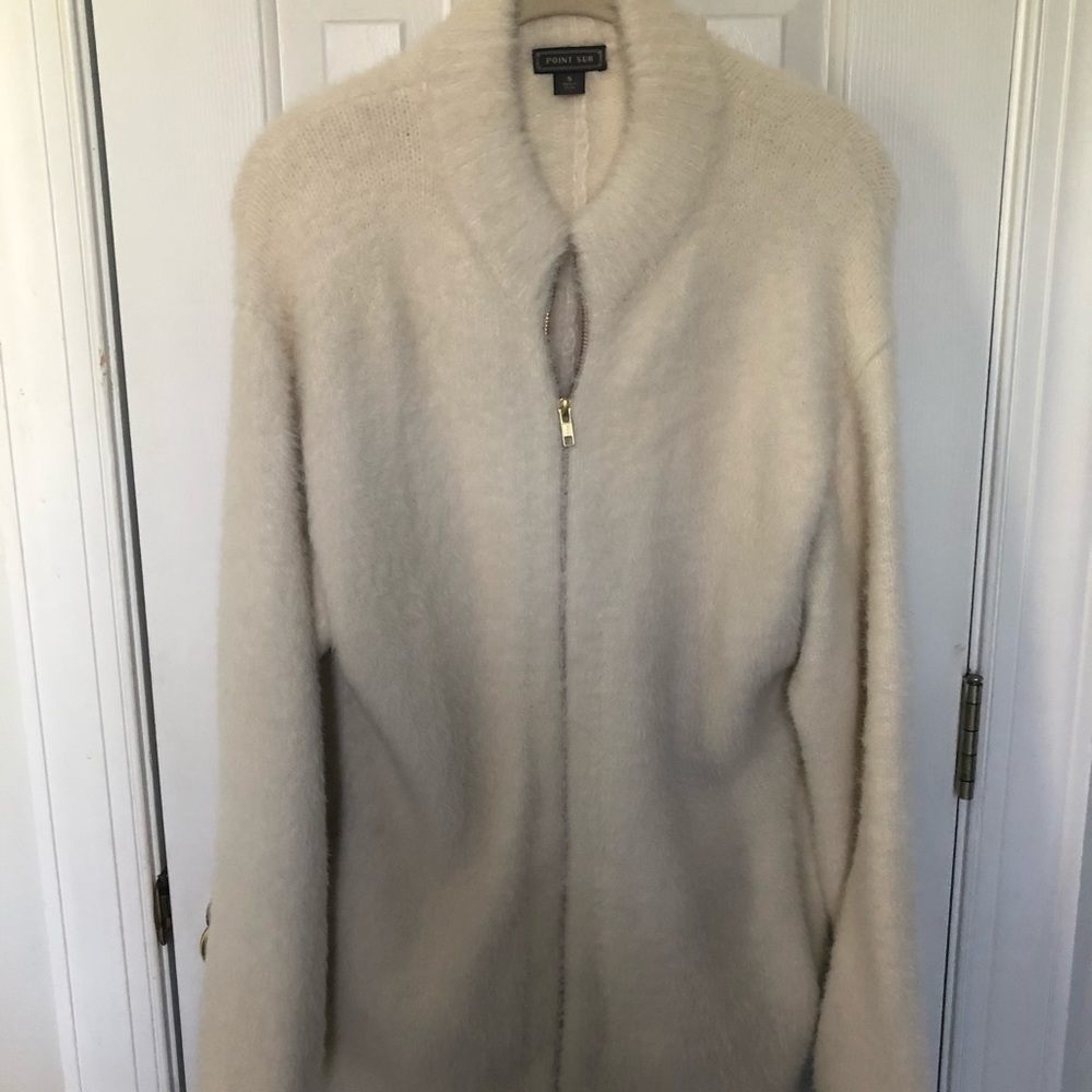 J. Crew Point Sur Fuzzy Cardigan Jacket
